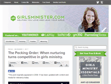 Tablet Screenshot of girlsminister.com